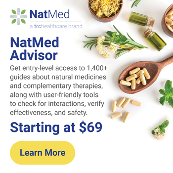 NatMed Advisor: Get entry-level access to 1,400+ guides about natural medicines and complementary therapies, along with user-friendly tools to check for interactions, verify effectiveness, and safety. 